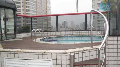 Imagem 3 de 12 de Cobertura À Venda Na Praia Da Enseada - Guarujá - Co0289