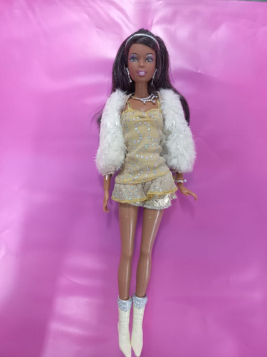 Barbie Nikki Day2nite Fashionistas Negra Glam