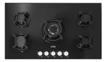 Comprar Cocina Empotrable Sole 5q Vidrio Temp 86cm Solco033 Color Negro