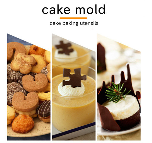 Juego De Moldes For Tartas De 6 Pulgadas, 2 Moldes Redondos