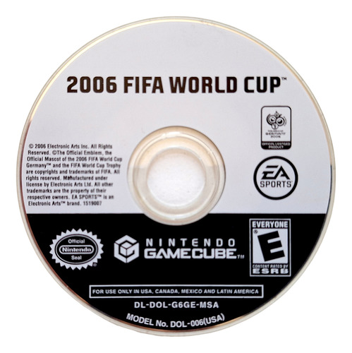 2006 Fifa World Cup Nintendo Game Cube (Reacondicionado)