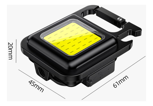 Imán Cob Linterna Antorcha Impermeable Usb Recargable Para