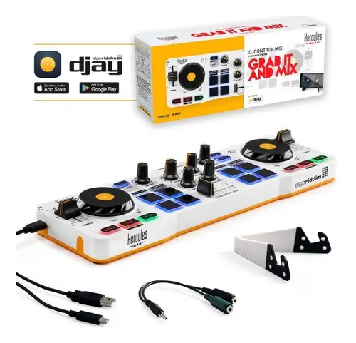 Controlador Dj Hercules Control Mix Android Ios B-y