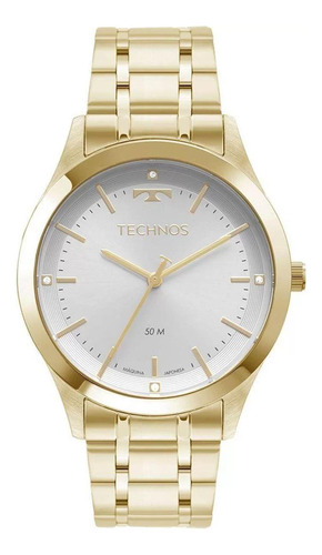 Relógio Technos Feminino Dress Dourado - 2036mqh/1k