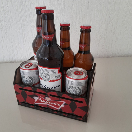 Caixa Organizadora Decorativa Mdf Vermelha Pequena