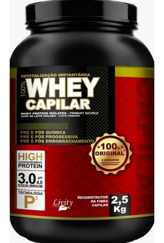 Máscara De Hidratação Whey Protein Capilar 2,5kg