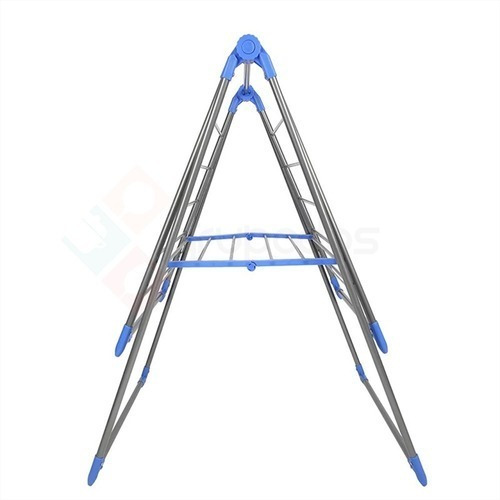Imagen 4 de 7 de Tendedero Para Ropa De Pie Plegable Tender Acero Inoxidable