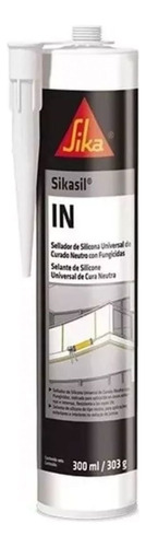 Sellador Silicona Neutro Sikasil In 280ml Construccion Sika 