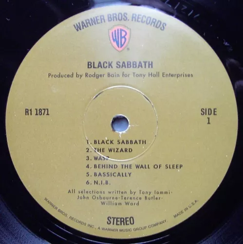 Disco de vinilo de Black Sabbath Black Sabbath