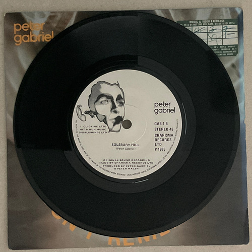 Peter Gabriel Solsbury Hill I Don't Remember Vinilo Single 7 Edición Limitada (Usado)