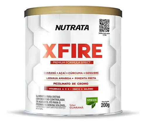 FIRA サプリメント X Fire Sabor Guaraná 200g Nutrata | MercadoLivre