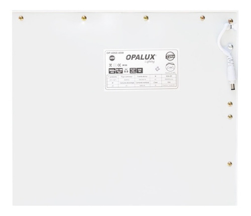 Panel Led 60×60 40w Op-6060-40w Opalux (par)