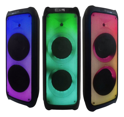 Parlante Bomber Beatbox 1800w Rgb Bluetooth Mic Inalambrico