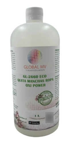 Quita Machas Ropa Oxi Power 1 Lt Gl-2660 Eco