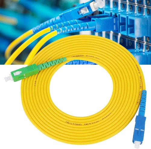 Cable Fibra Óptica Patchcord Internet Router Antel 10 Metros