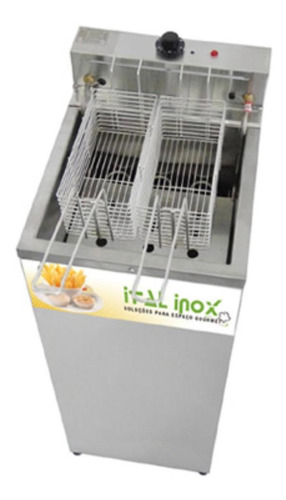 Fritadeira industrial Ital Inox FAOCI 18 18L aço inoxidável 220V