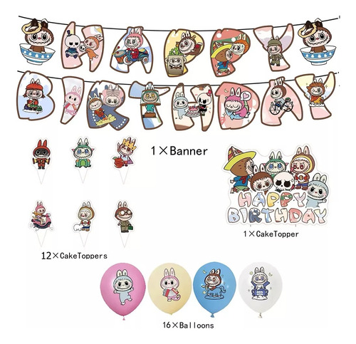 Cotillón Labubu Cumpleaños