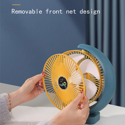 Ventilador De Escritorio E Fan, Recargable, Funciona Con Pil