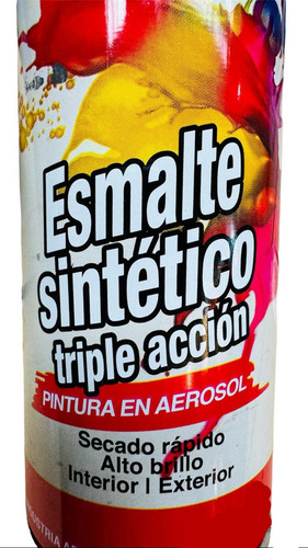 Pintura Esmalte Sintetico Rojo Vivo Aerosol 237 Ml