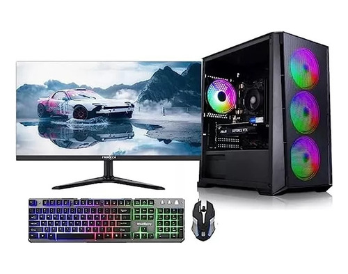 Pc Gamer All In One / 24 Inch 144hz/ Rx 580 8gb/ssd 512gb