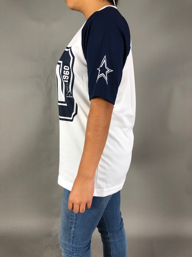 Playera Nfl De Color Azul Talla Xl (Usado)