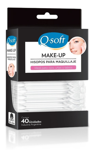 Imagen 2 de 2 de Hisopos Para Maquillaje Y Manicura Q-soft (1 Paquete)