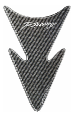 Protector De Tanque Carbon Mini Arrow Logo Racing