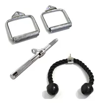 Comprar Combo Accesorios Para Polea Soga- Estribos -barra Corta Gmp