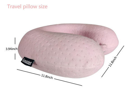 Almohada De Cuello De Espuma Memory Para Viajar, Soporte, Po