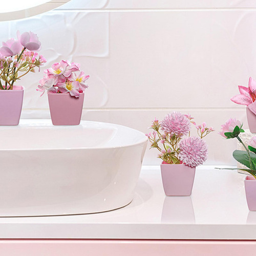 5 Piezas De Macetas De Flores Simuladas, Jarrones Compatible