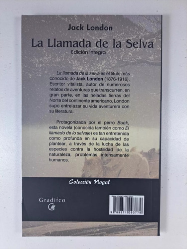 Jack London - La Llamada De La Selva - Libro