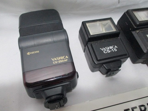 Lote Com 3 Flash Para Camera Fotografica Antiga