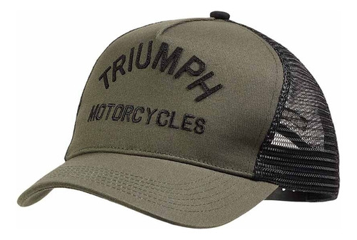 Boné Triumph Trucker Coast, Cáqui E Preto Mcas22308 Original