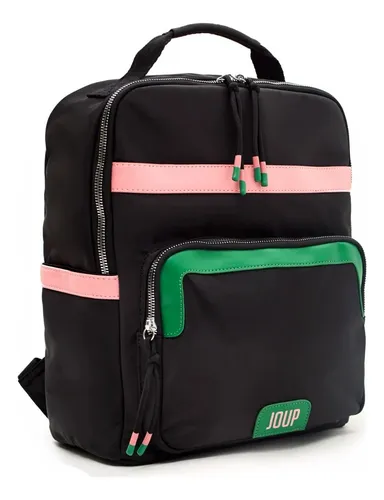 Mochila con bolsillo en la espalda sale