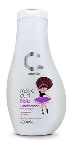Kit Make Curl Kids Shampoo Creme De Pentear Umidificador