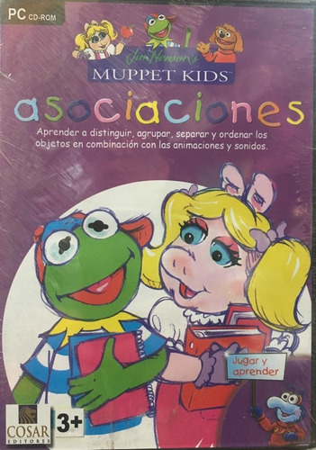 Cd Pc-rom Asociaciones - Muppet Kids +3 Años
