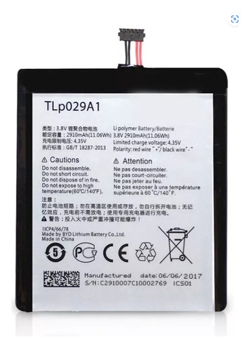 Pila Remplazo Tlp029a1 Para Alcatel Pop 3 5.5 5025 6045