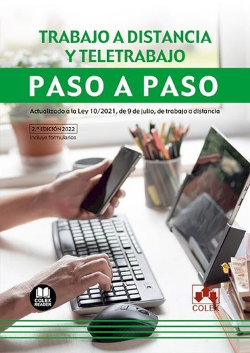 Trabajo A Distrancia Y Teletrabajo. Paso A Paso, De Departamento De Redaccion Editorial Colex. Editorial Colex, Tapa Blanda En Español