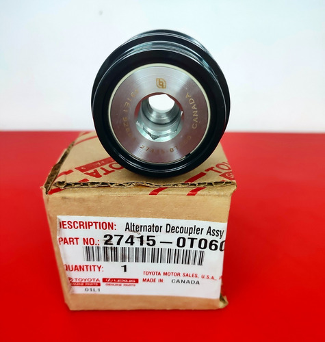 Polea Alternador Toyota Corolla 2rz, 3rz Original Toyota