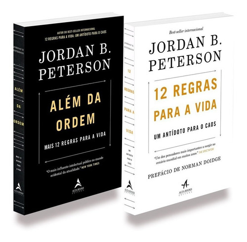 Livros Kit: 12 Regras Para A Vida E Além Da Ordem