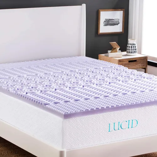 comprar Lucid Colchón Espuma Viscoelástica Lavanda 5cm Matrimonial