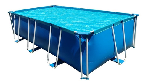 Imagen 1 de 1 de Pileta estructural rectangular Nahuel N°7 con capacidad de 8150 litros de 4m de largo x 2.1m de ancho azul diseño bicolor