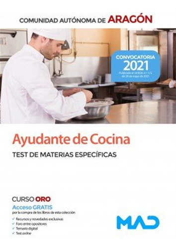Ayudante De Cocina Comunidad Autonoma De Aragon Test Materi