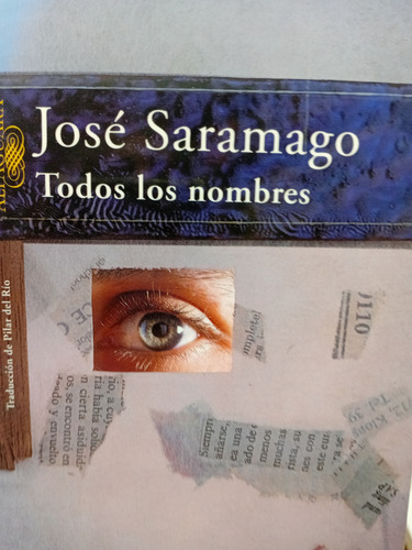Todos Los Nombres Jose Saramago Alfaguara 1999 (Usado)