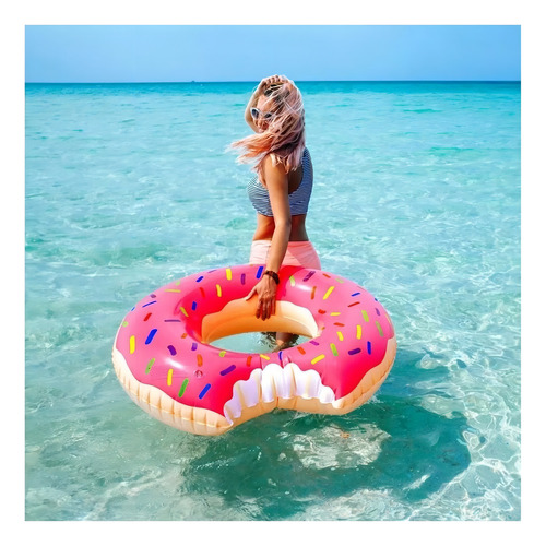 Salvavidas Flotador Dona Llanta Inflable Alberca Playa 104cm