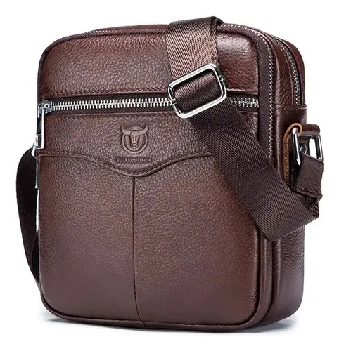 comprar Bullcaptain - Morral De Cuero Mate Djb-023-cf Café
