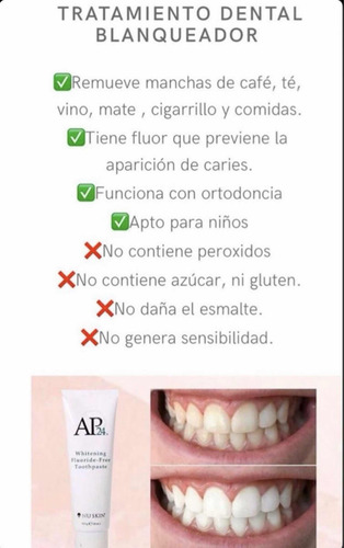 Pack 2 Pasta Dental Blanqueadora Ap24 De Nuskin