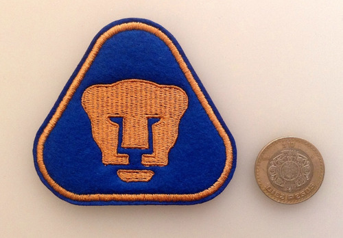 Pumas Unam Logo Parche Bordado 2 Pzas 8 Cm