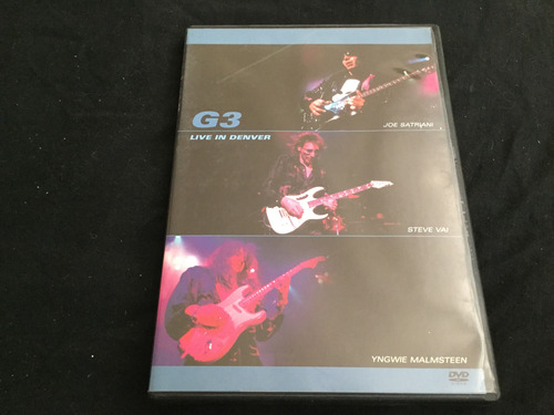 G3 Yngwie Malmsteen Joe Satriani Steve Vai Dvd