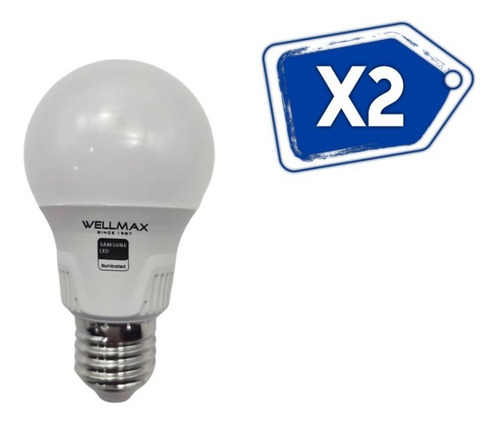 Bombillo Led Wellmax 6w P45 Samsung Decorativo E14 65k 240v